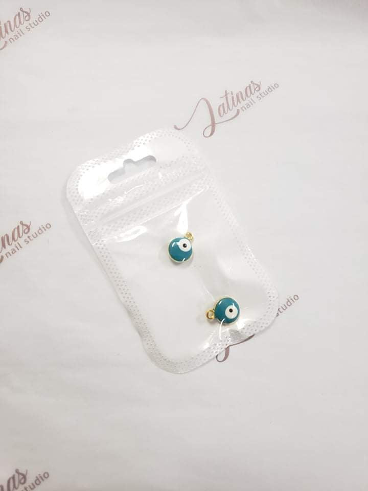 Latinas Nail Studio Lucky charm “Turquoise eye” 2pz image 0