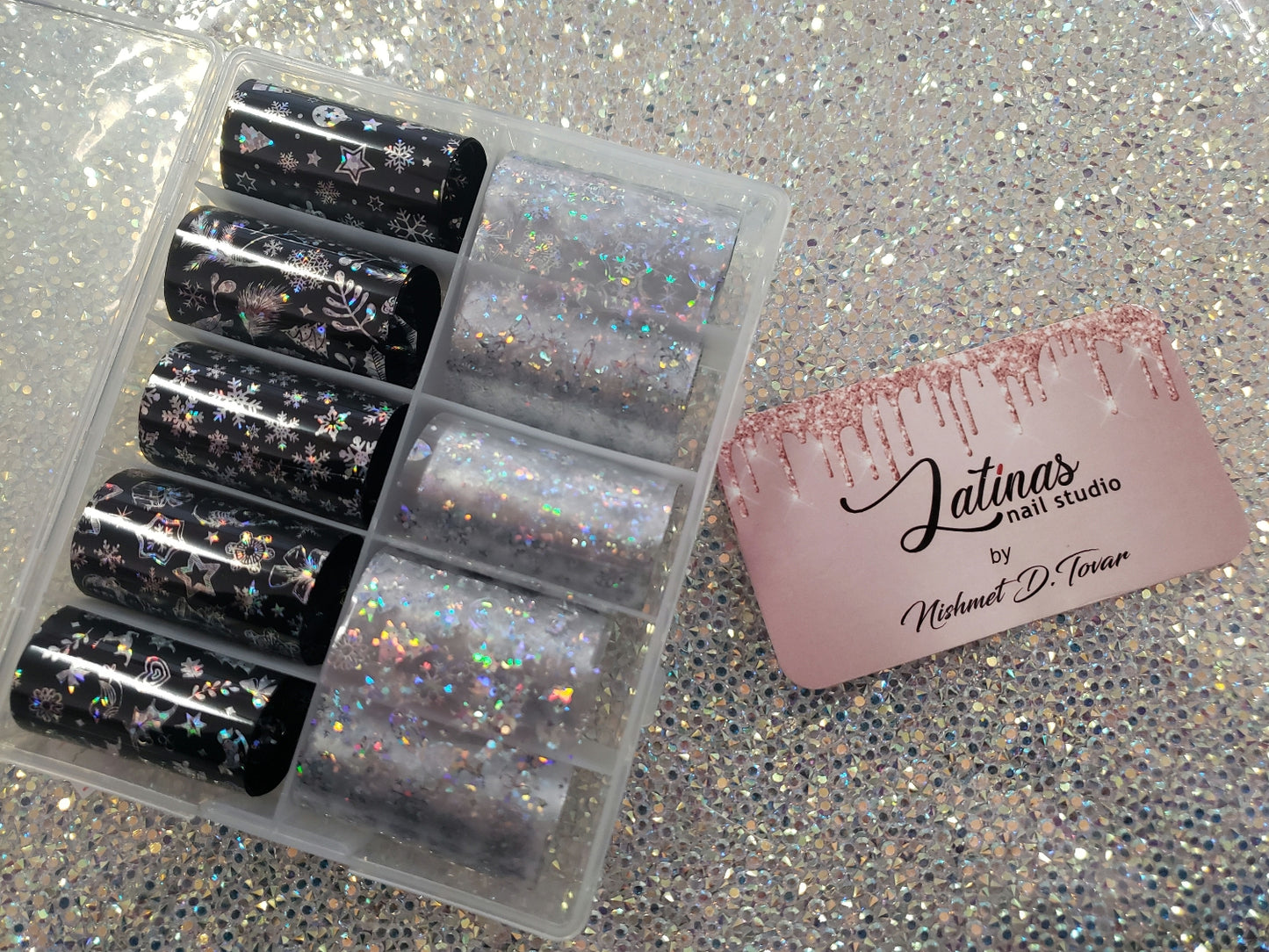 Latinas Nail Studio christmas Transfer Foil image 0