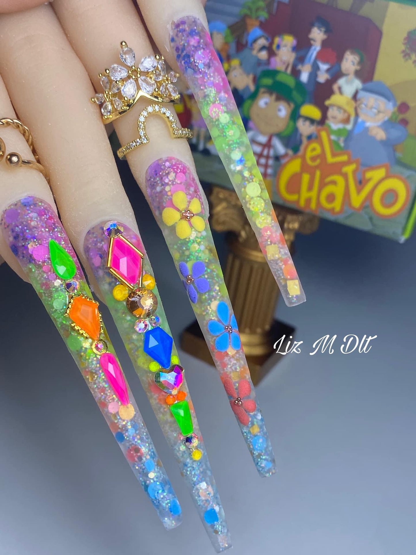 Latinas Nail Studio El Chavo 6pz Collection image 2