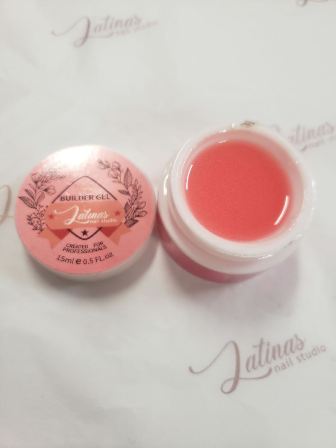 Latinas Nail Studio Builder Nude Pink .5oz image 1
