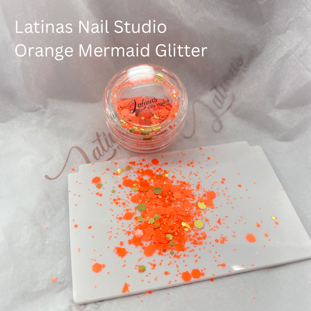 Glitter Mermaid Effect (Cosmetic Grade) Orange image 0