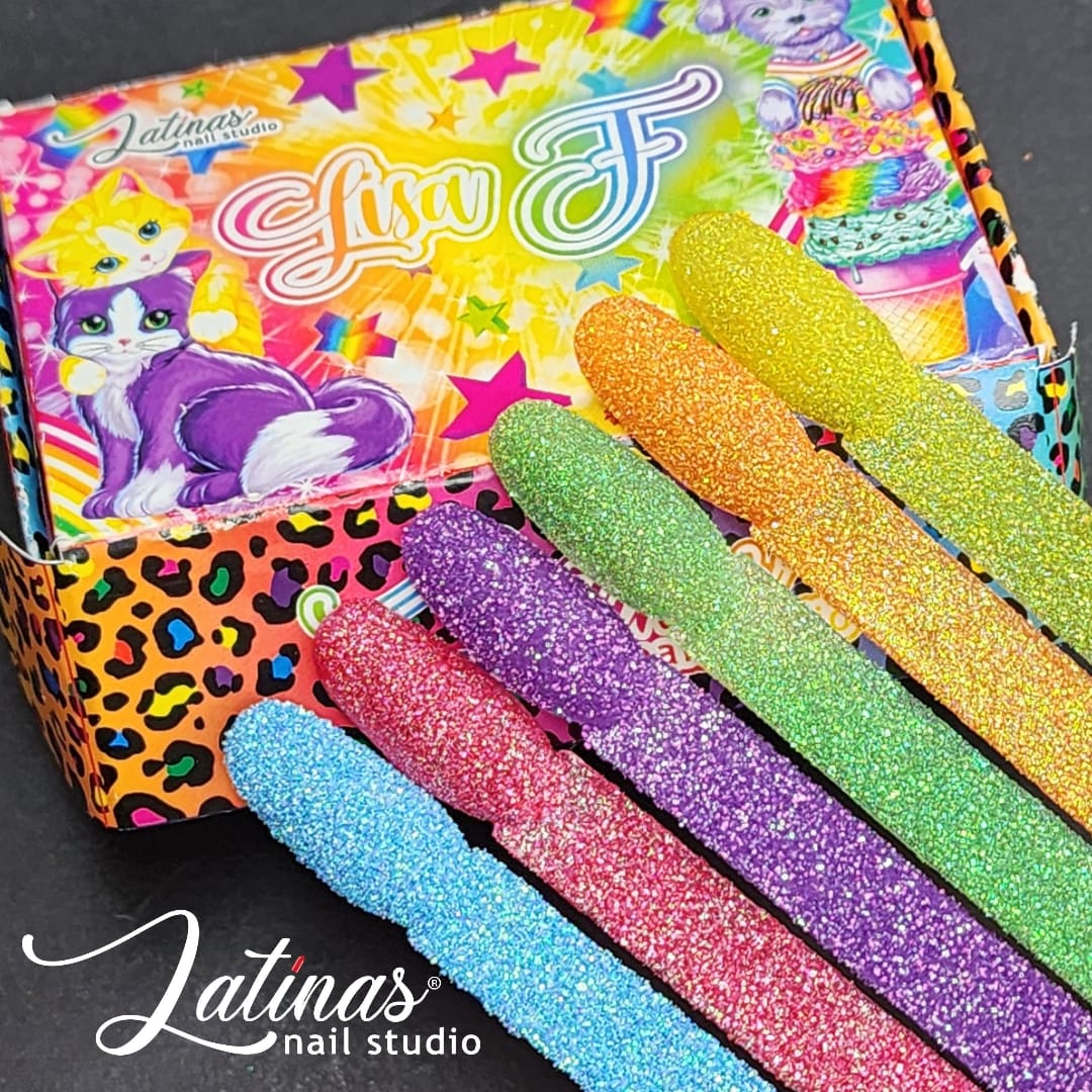 Latinas Nail Studio Lisa F Glitter Suggar effect 6pz image 4