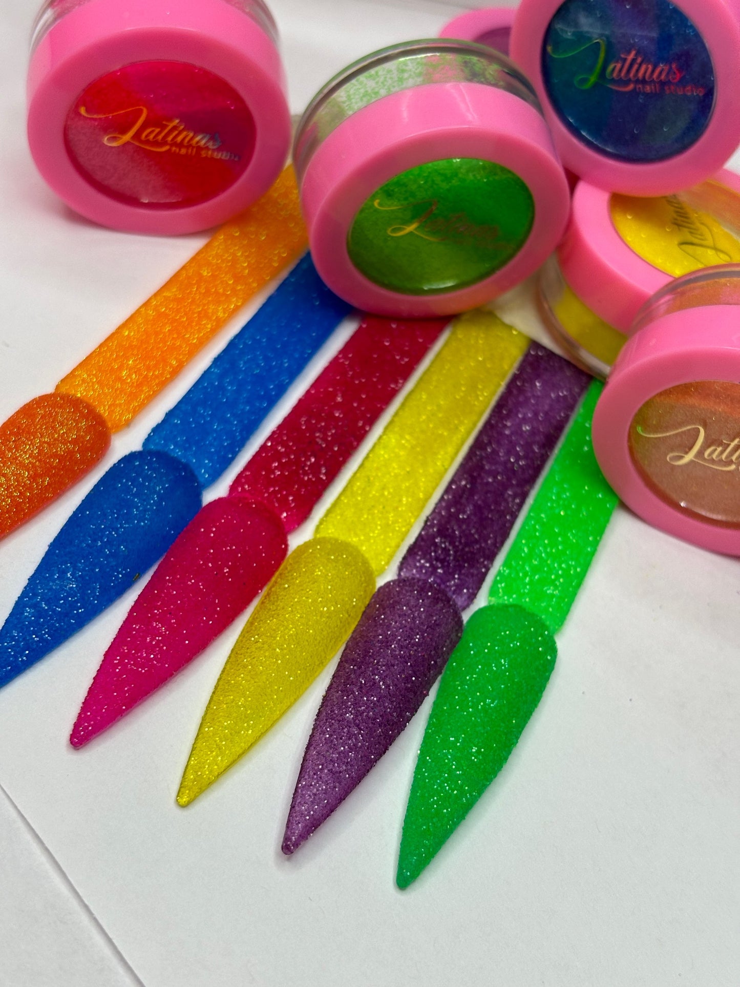 Sugar Effect Nail Xtra Fine Neon Glitter set image 5