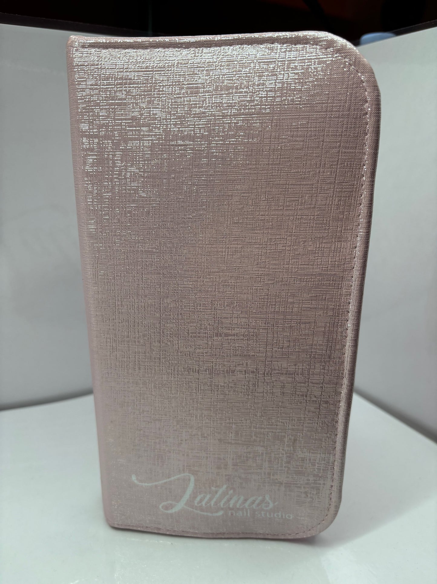 Latinas Nail Studio Brush Case Pink Bling Shine image 7