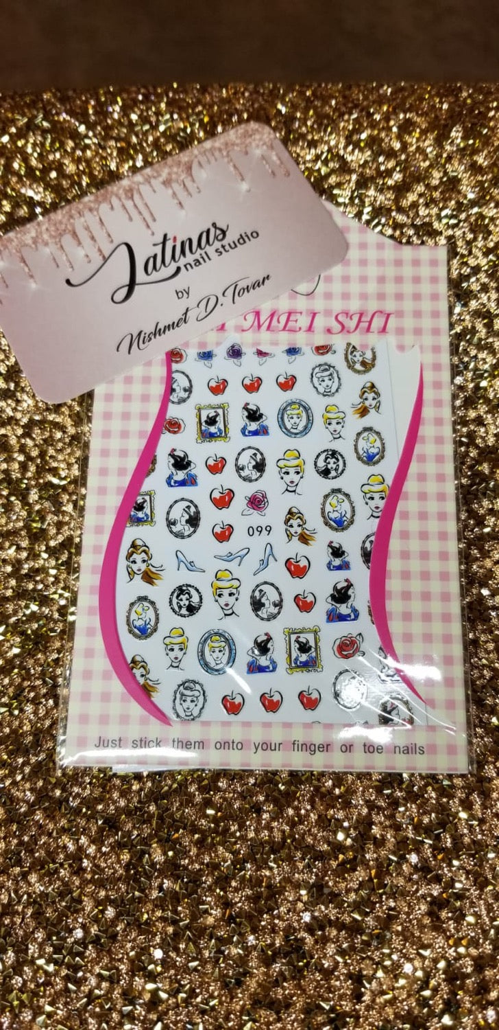 Stickers The princess portraits image 0