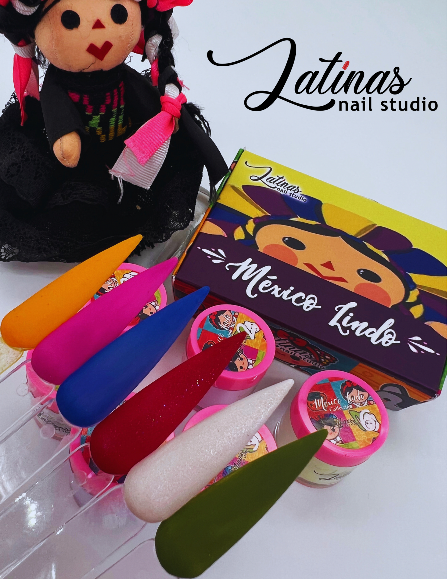 Latinas Nail Studio Mexico Lindo 6pz Collection image 0