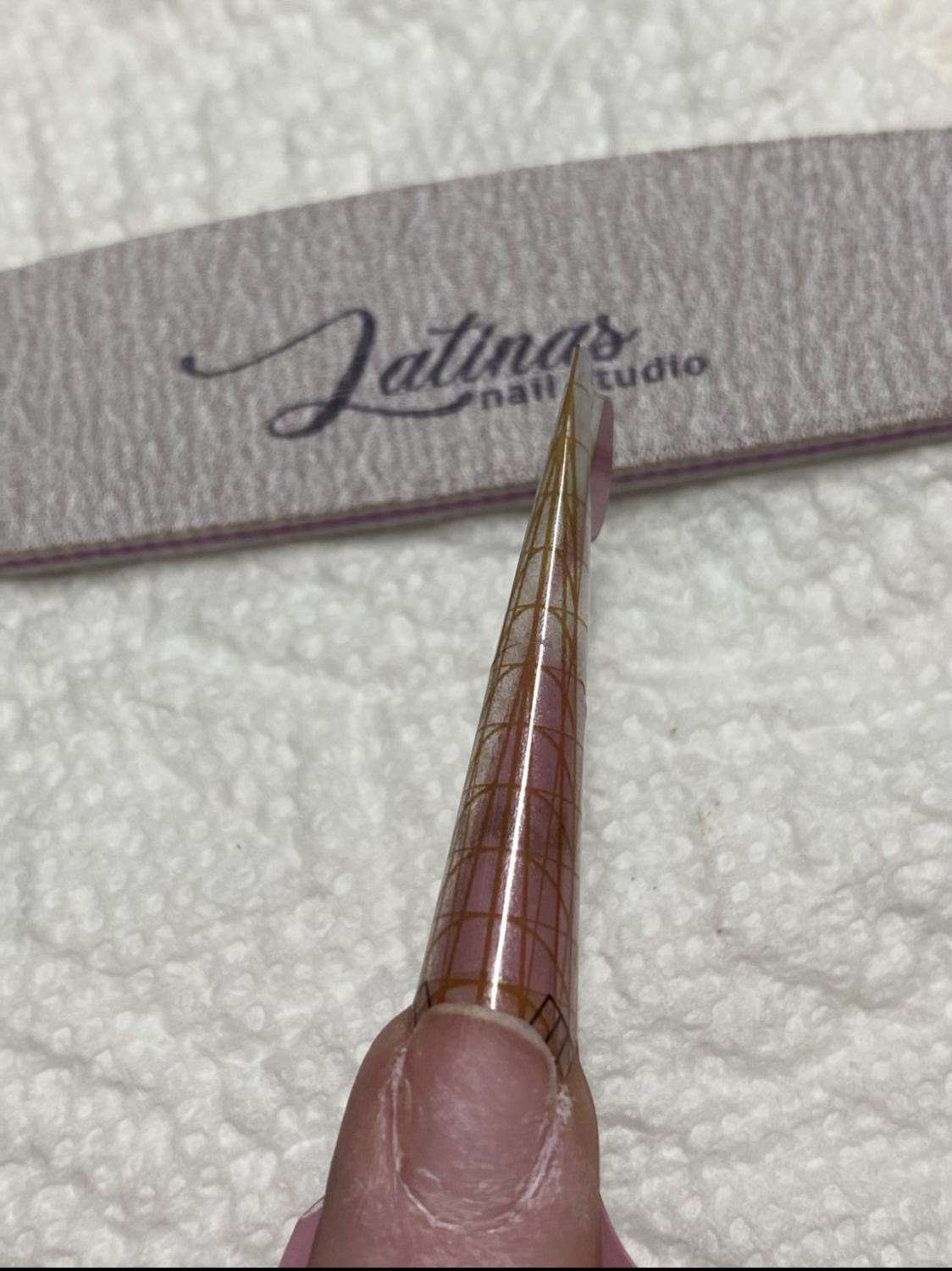 Latinas Nail studio Clear Rose Nail Forms 300pz image 4