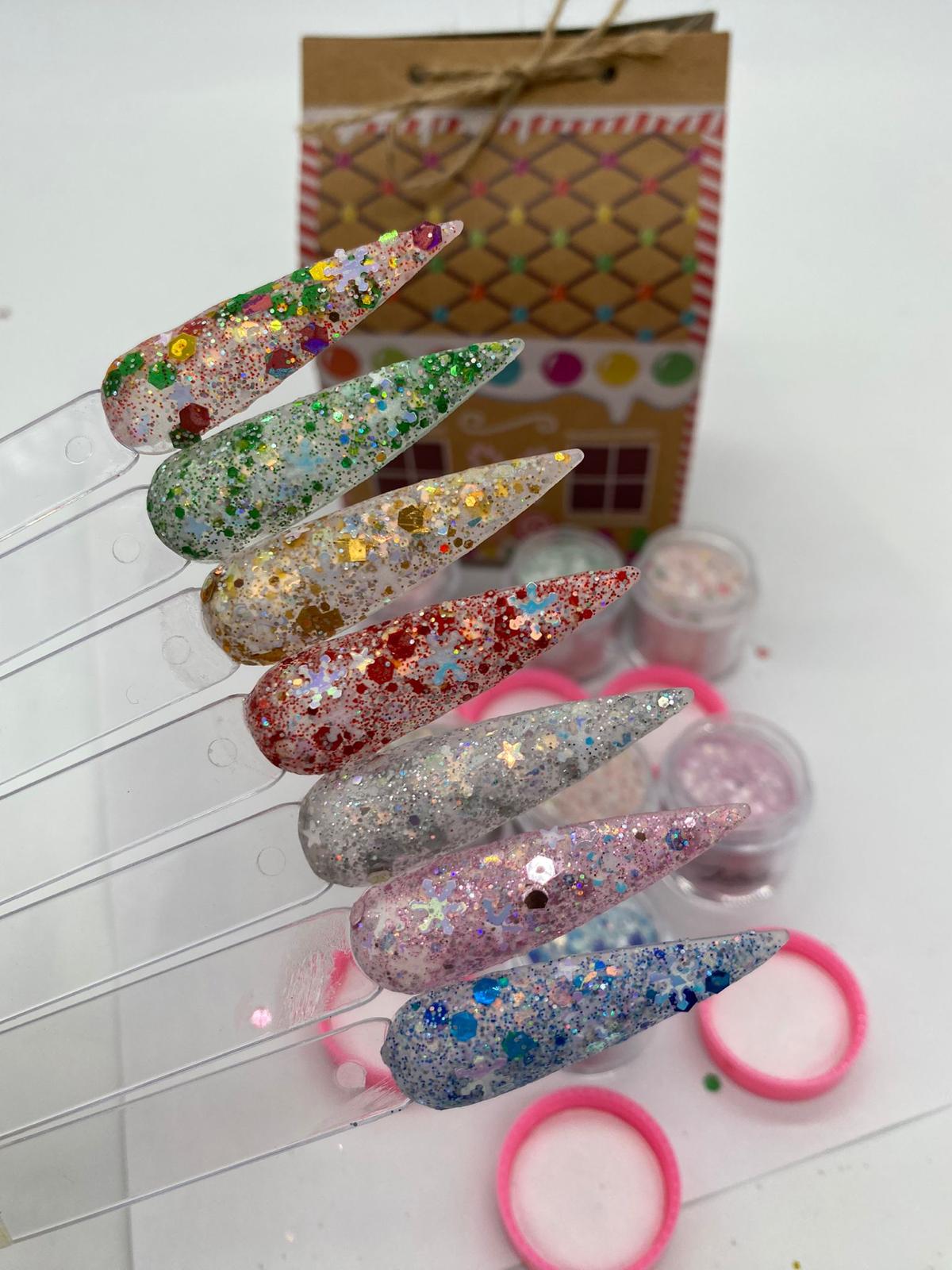 Latinas Nail Studio Copos de Nieve 7pz Collection image 3