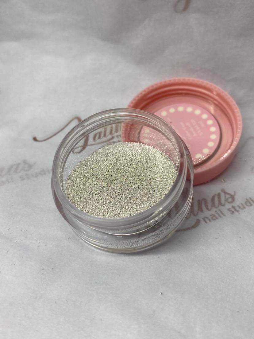 Latinas Nail Studio Mini Bits Balines Silver image 0