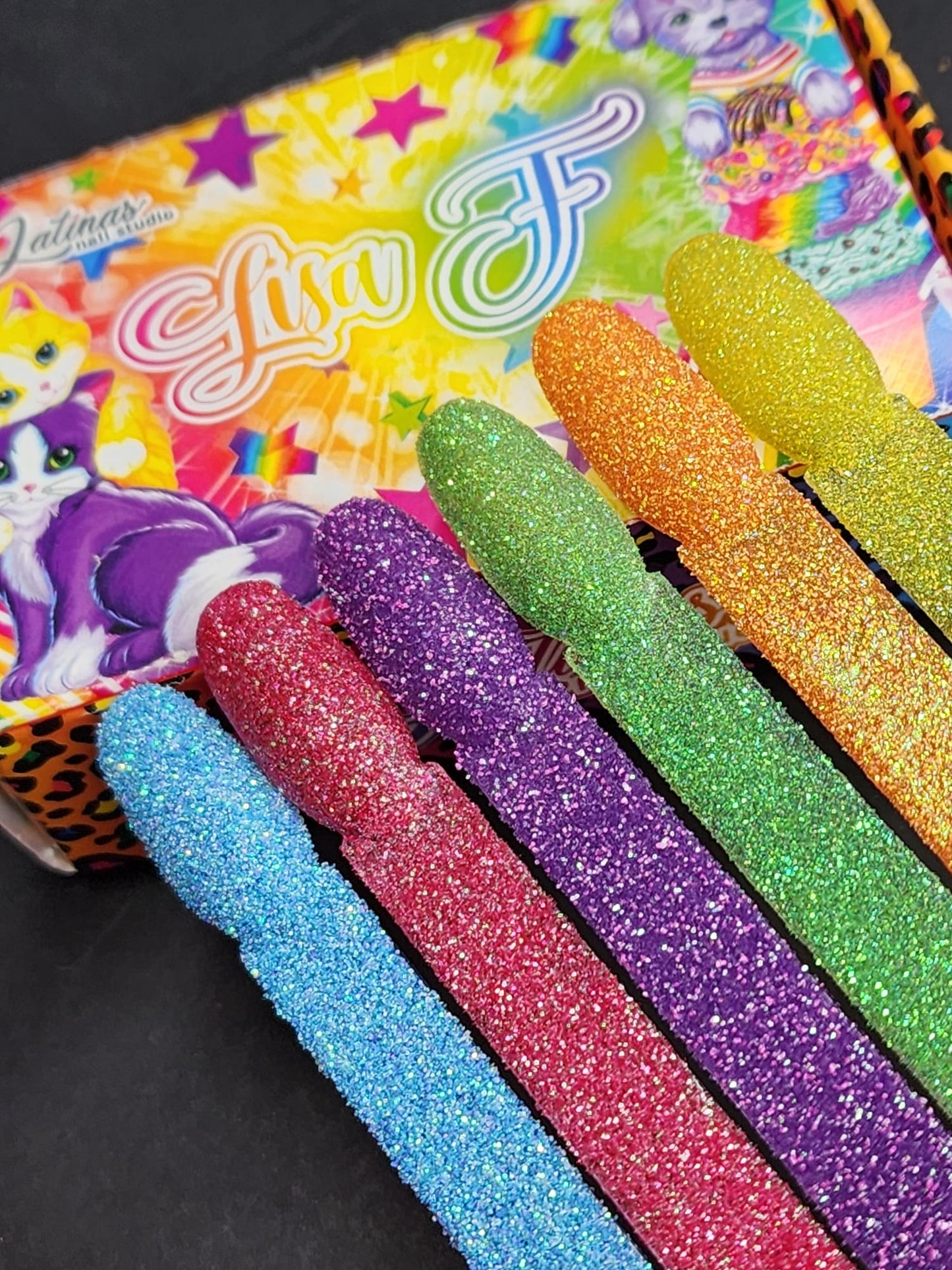 Latinas Nail Studio Lisa F Glitter Suggar effect 6pz image 5
