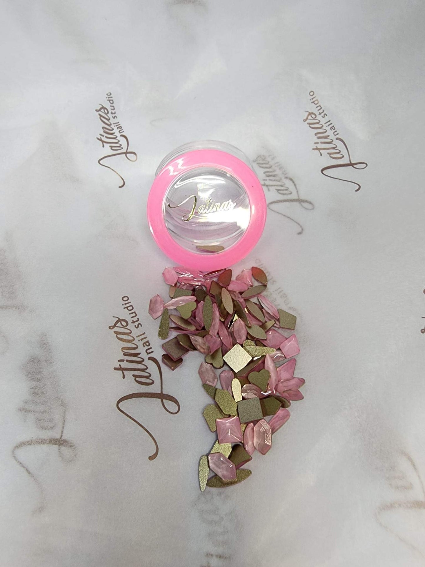 Pink Opal Crystals Different Shapes 100pz image 1