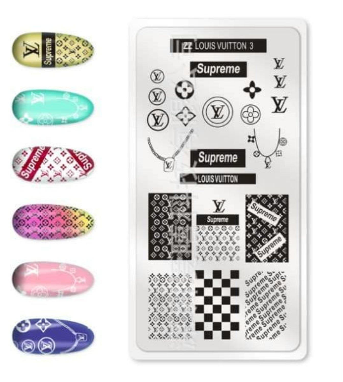 Nail Stamping Plate LV Sup. image 0
