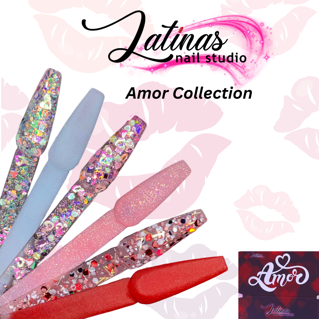Latinas Nail Studio Amor 6pz Collection image 1