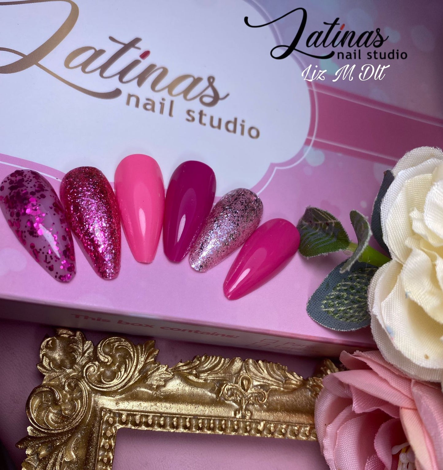 Latinas Nails Gel Polish Set 6pz Boundle image 6