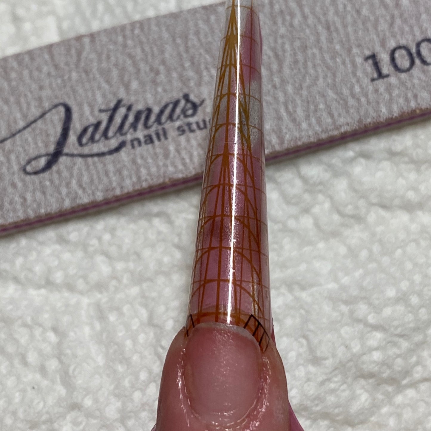 Latinas Nail studio Clear Rose Nail Forms 300pz image 8