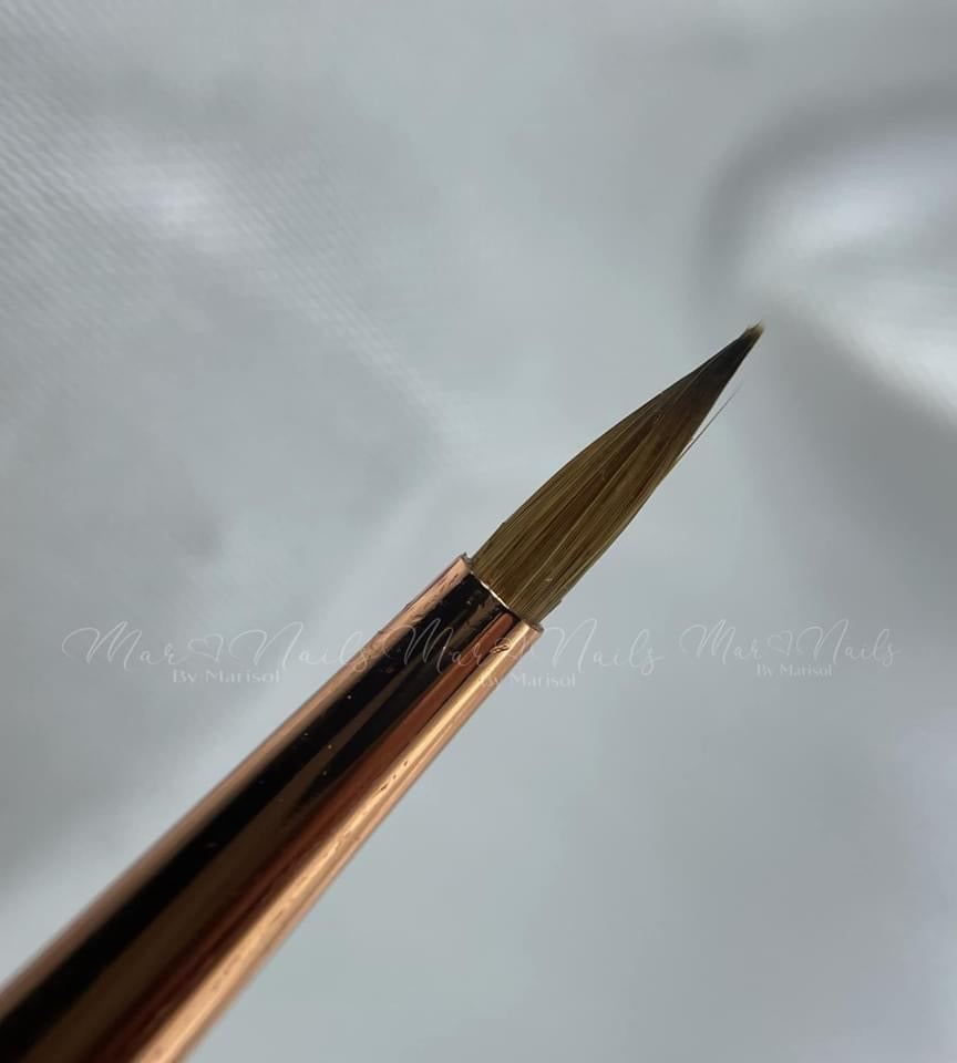 Latinas Nail Studio New Design Kolinsky Small Round 3D Art Brush image 0
