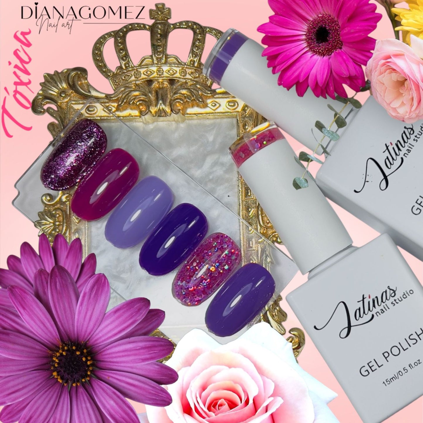 La Toxica Gel Polish Set 6pz Boundle image 4