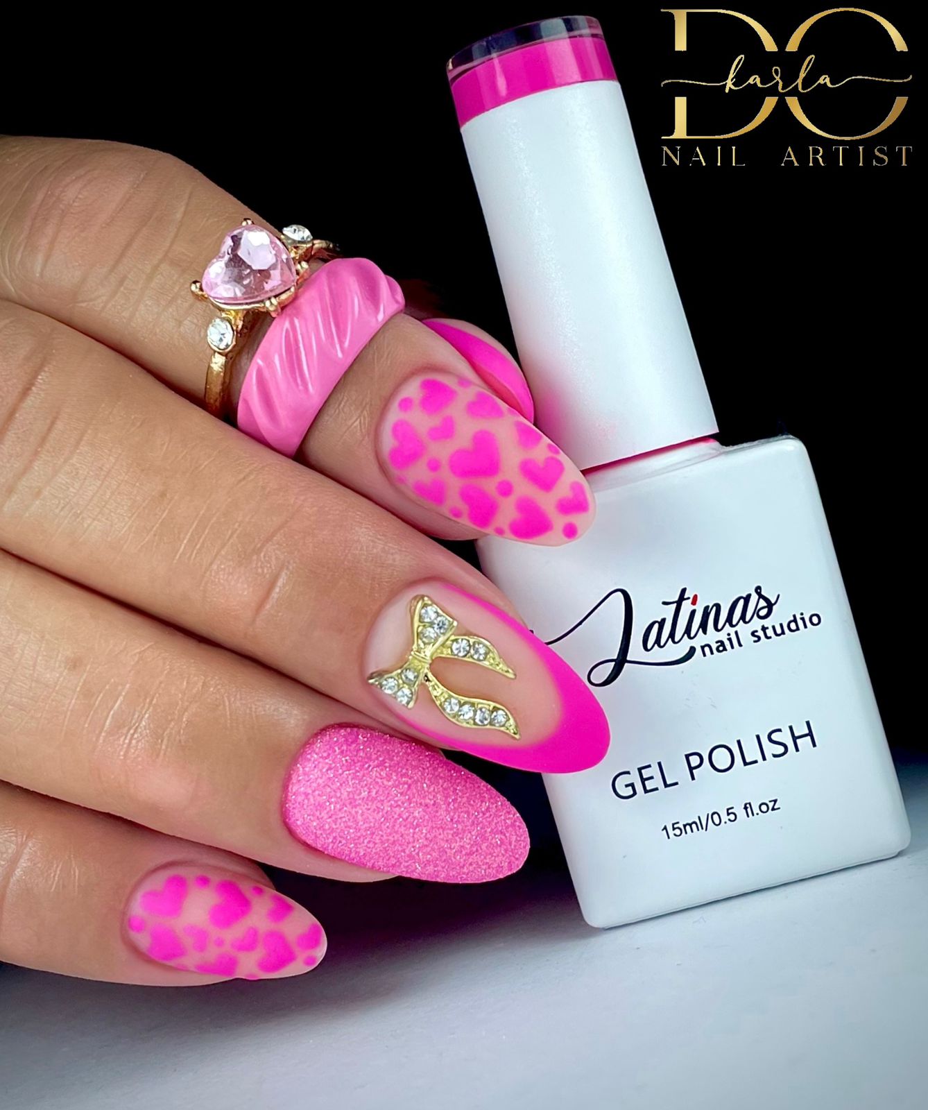 Love Pink Gel Polish Set 6pz Boundle image 0