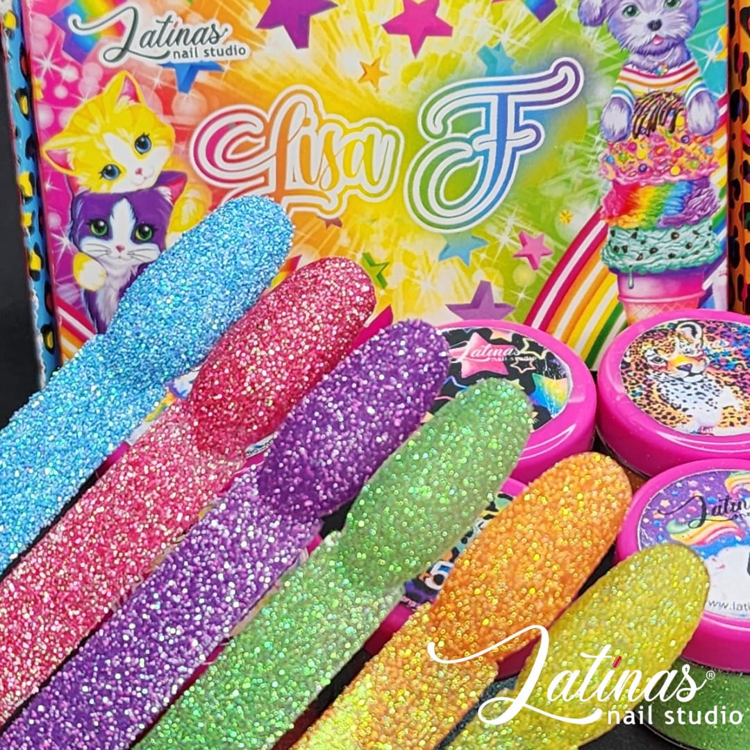 Latinas Nail Studio Lisa F Glitter Suggar effect 6pz image 3