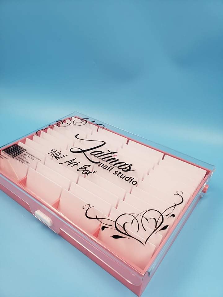 Latinas Nail Studio Nail Art Display Box 44 cells image 0