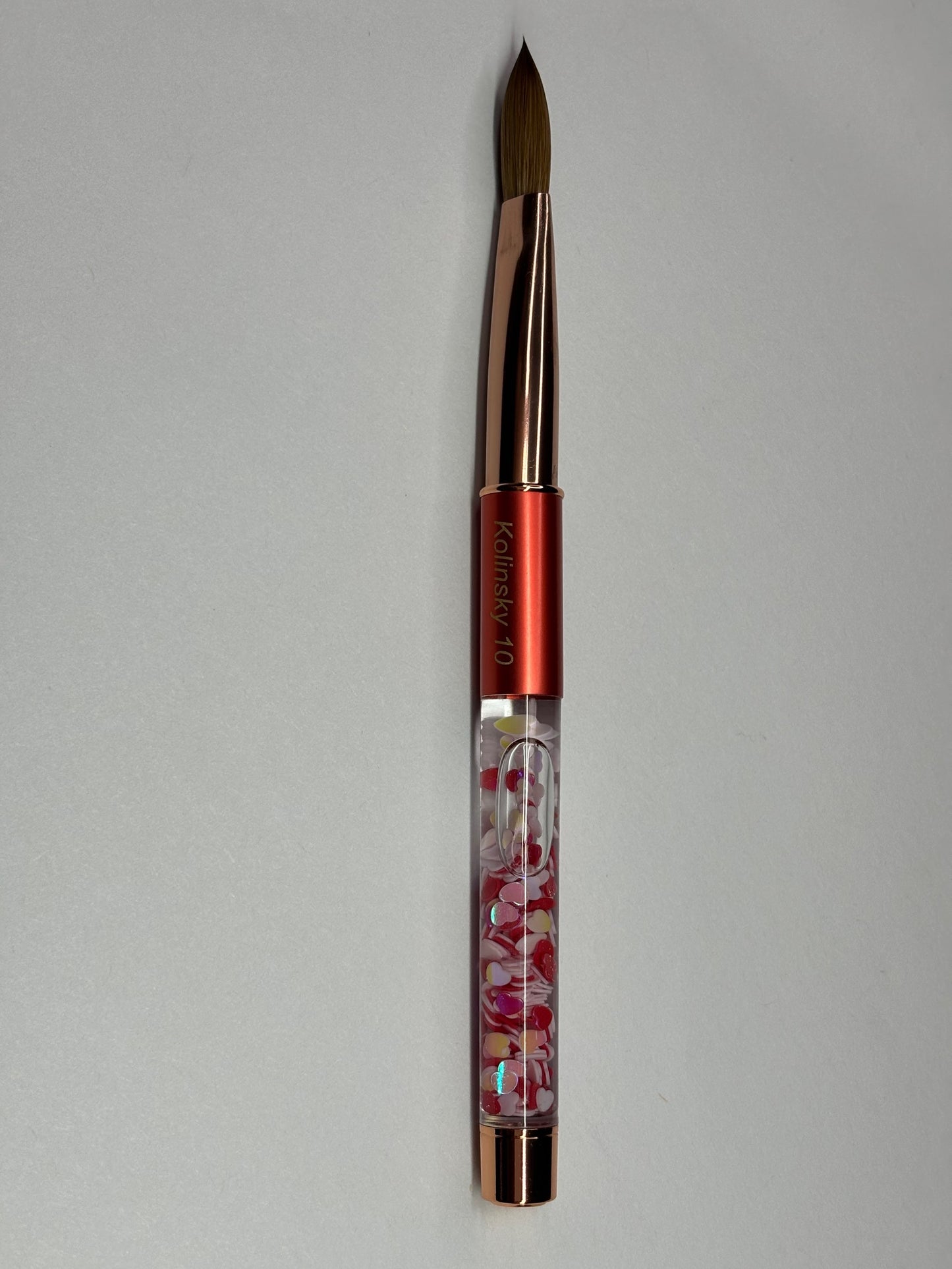 Latinas Nail Studio Acrylic Kolinsky Brush #12 Valentines Limited Edition image 3