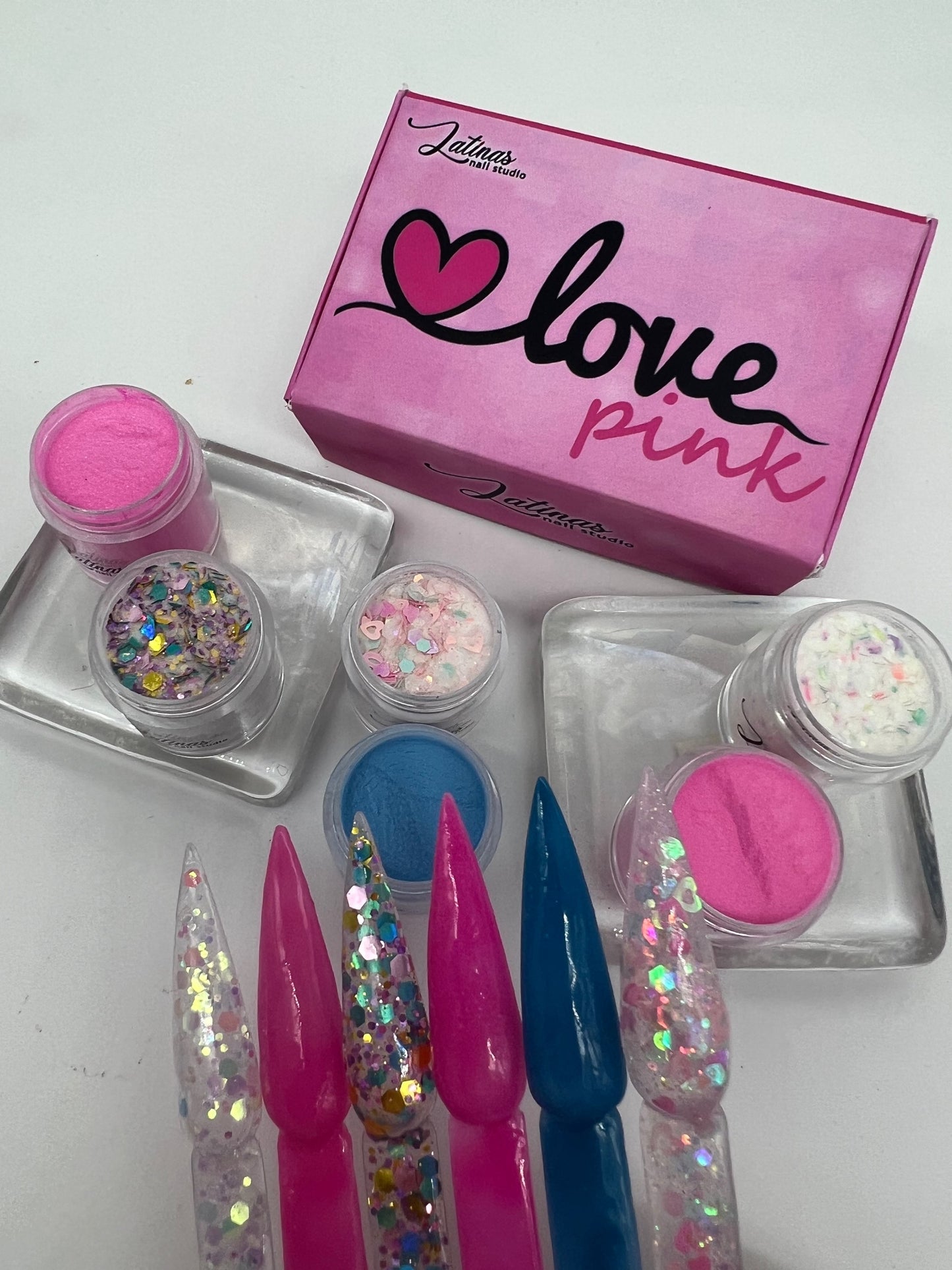 Latinas Nail Studio Love Pink 6pz Collection image 2