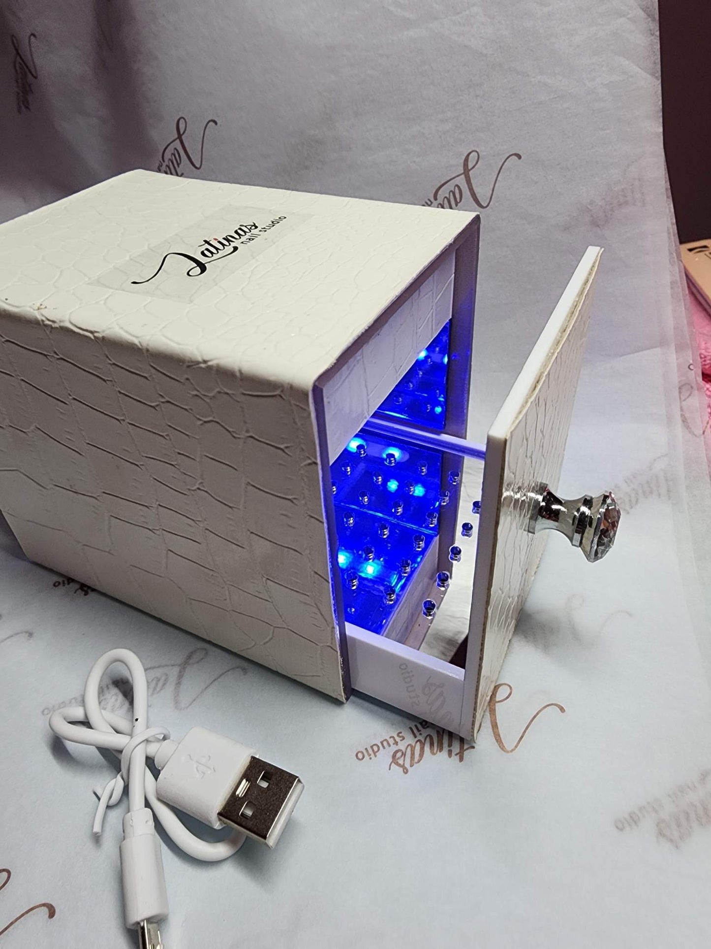 Nail Bit Sterilizer Box White Rechargeable image 5