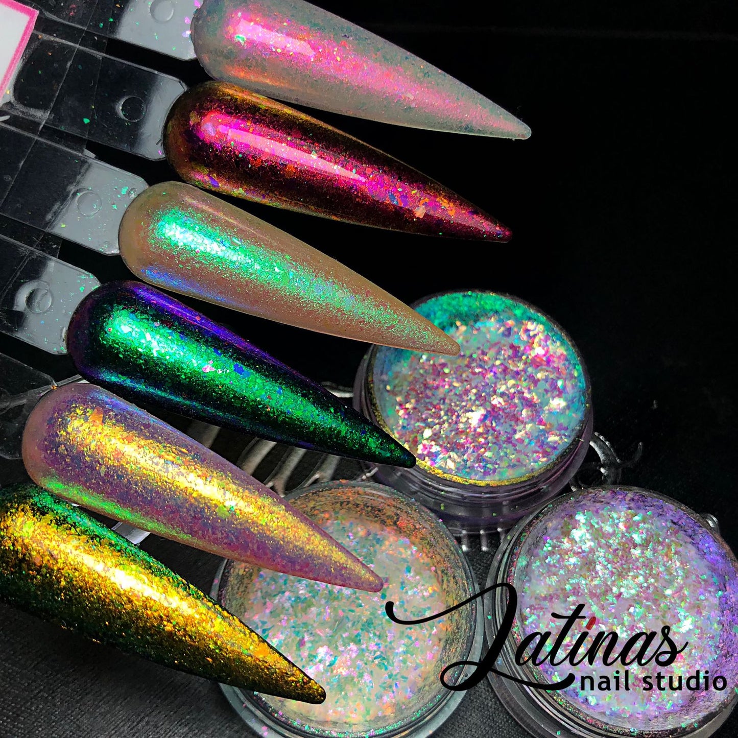 Latinas Nail Studio Flakes set 5pz image 0