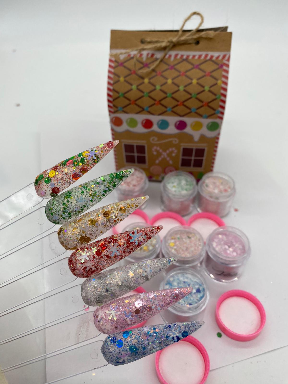 Latinas Nail Studio Copos de Nieve 7pz Collection image 2
