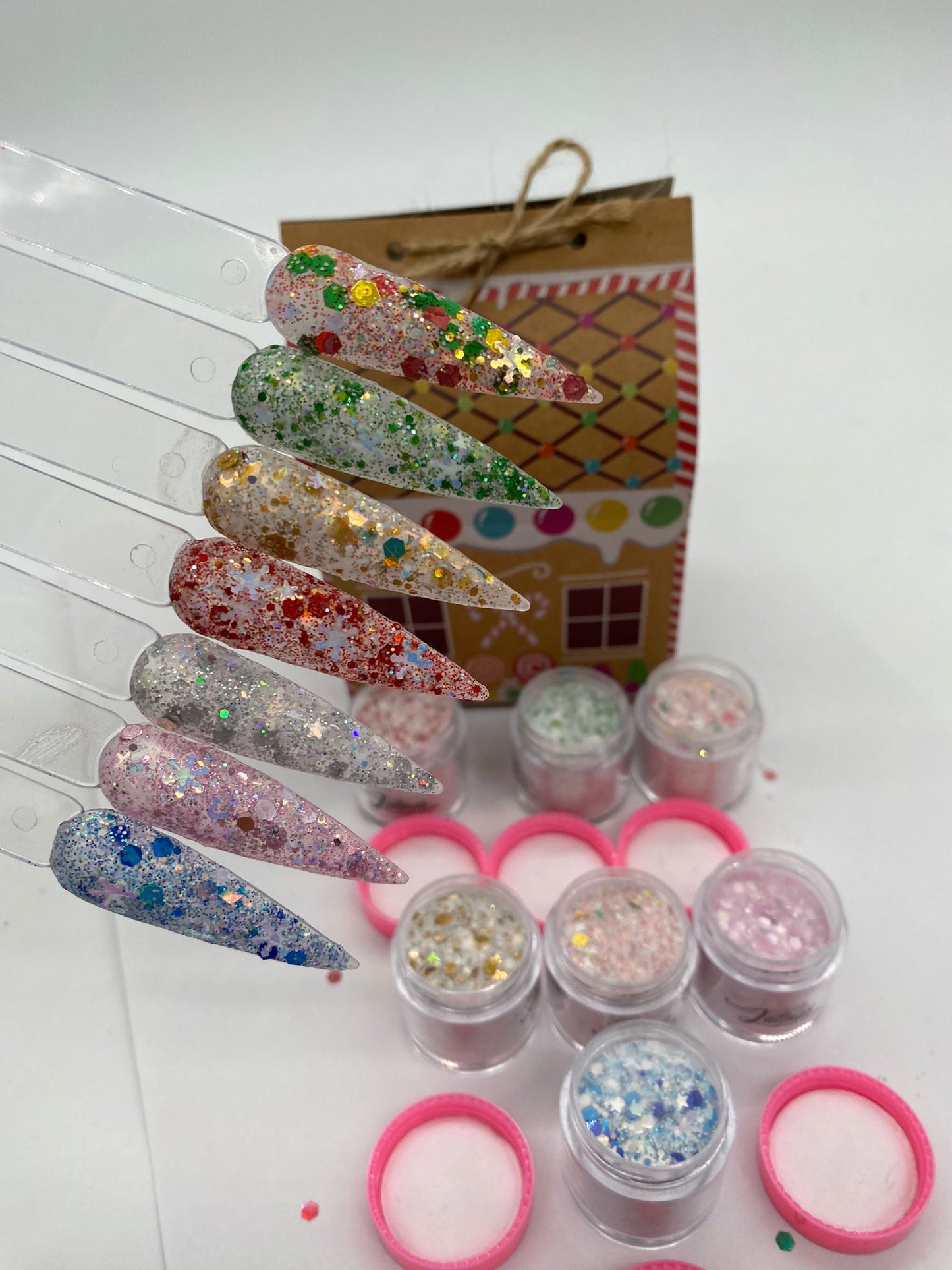 Latinas Nail Studio Copos de Nieve 7pz Collection image 6
