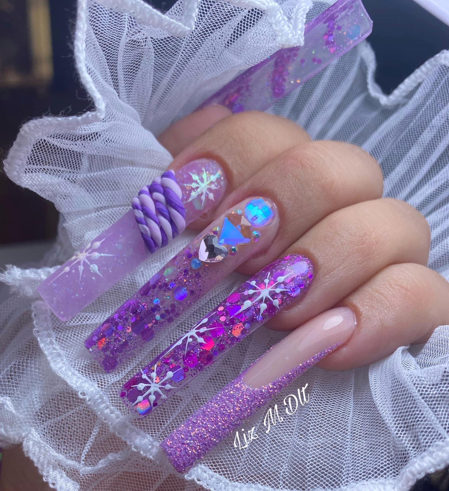 Latinas Nail Studio La Toxica Acrylic 6pz Collection image 9