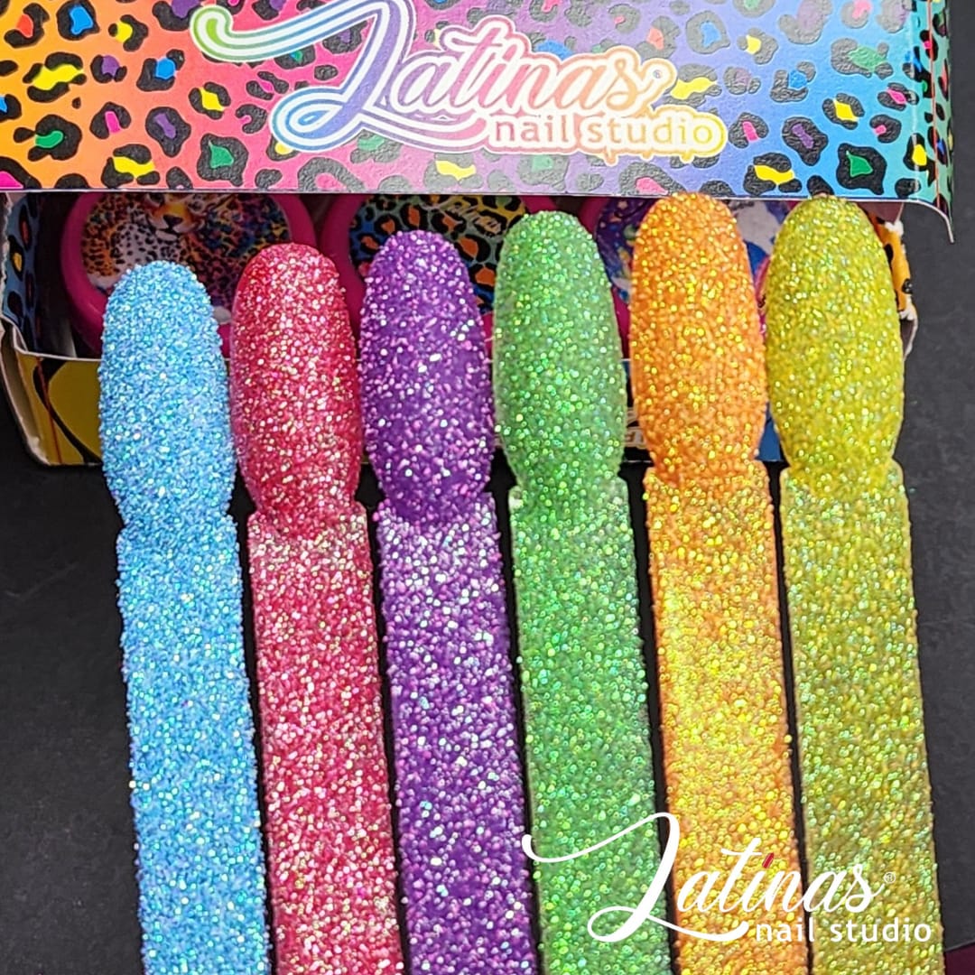 Latinas Nail Studio Lisa F Glitter Suggar effect 6pz image 2