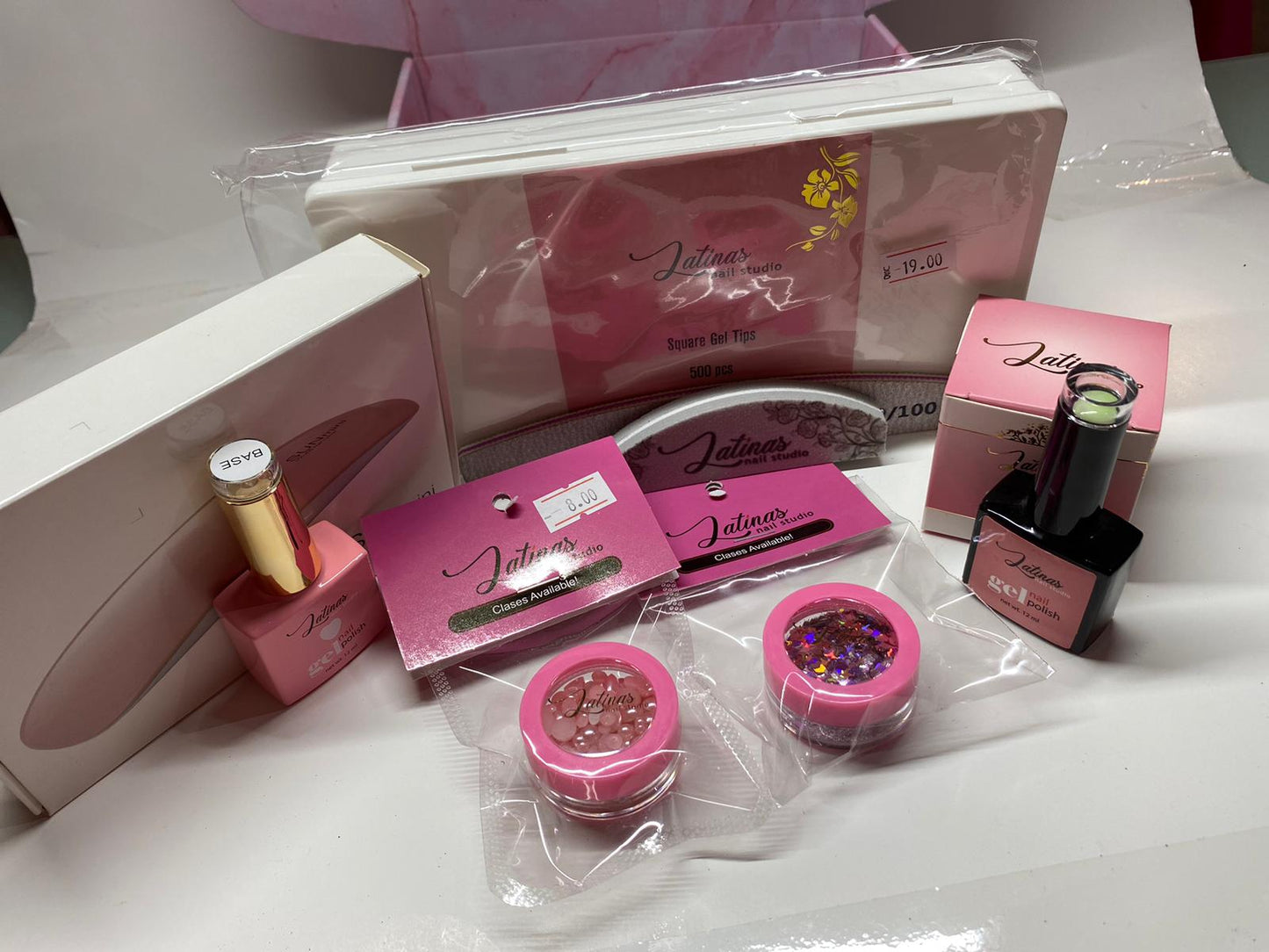 Latinas Gel Press on Soft tips Set image 2