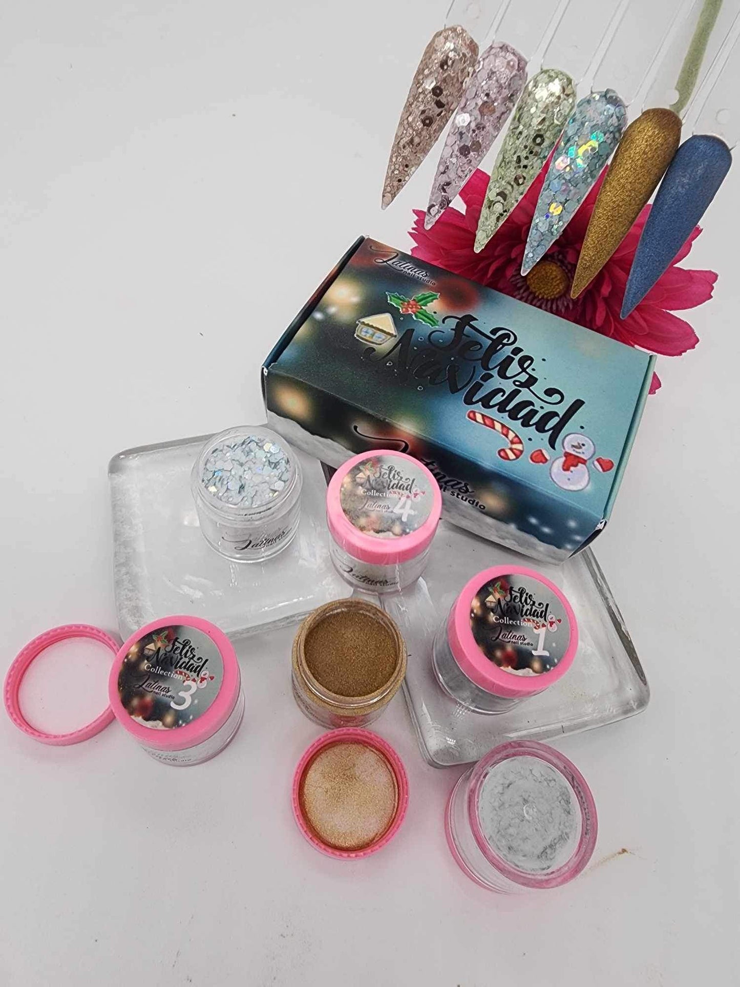 Latinas Nail Studio Feliz Navidad 6pz Collection image 2