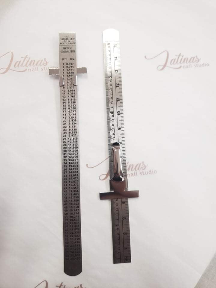 Latinas Nail Studio Mini Ruler image 0
