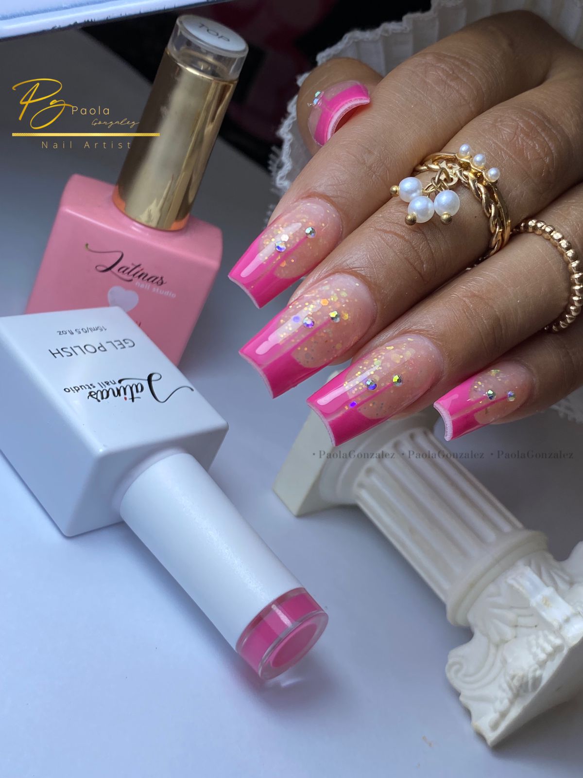 Latinas Nails Gel Polish Set 6pz Boundle image 11