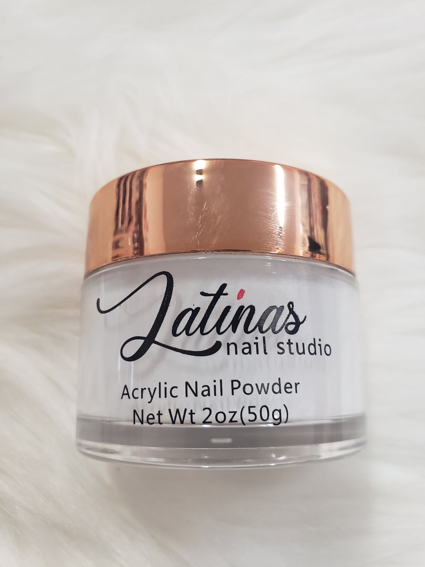 Latinas Nail Studio White Acrylic 2oz image 2