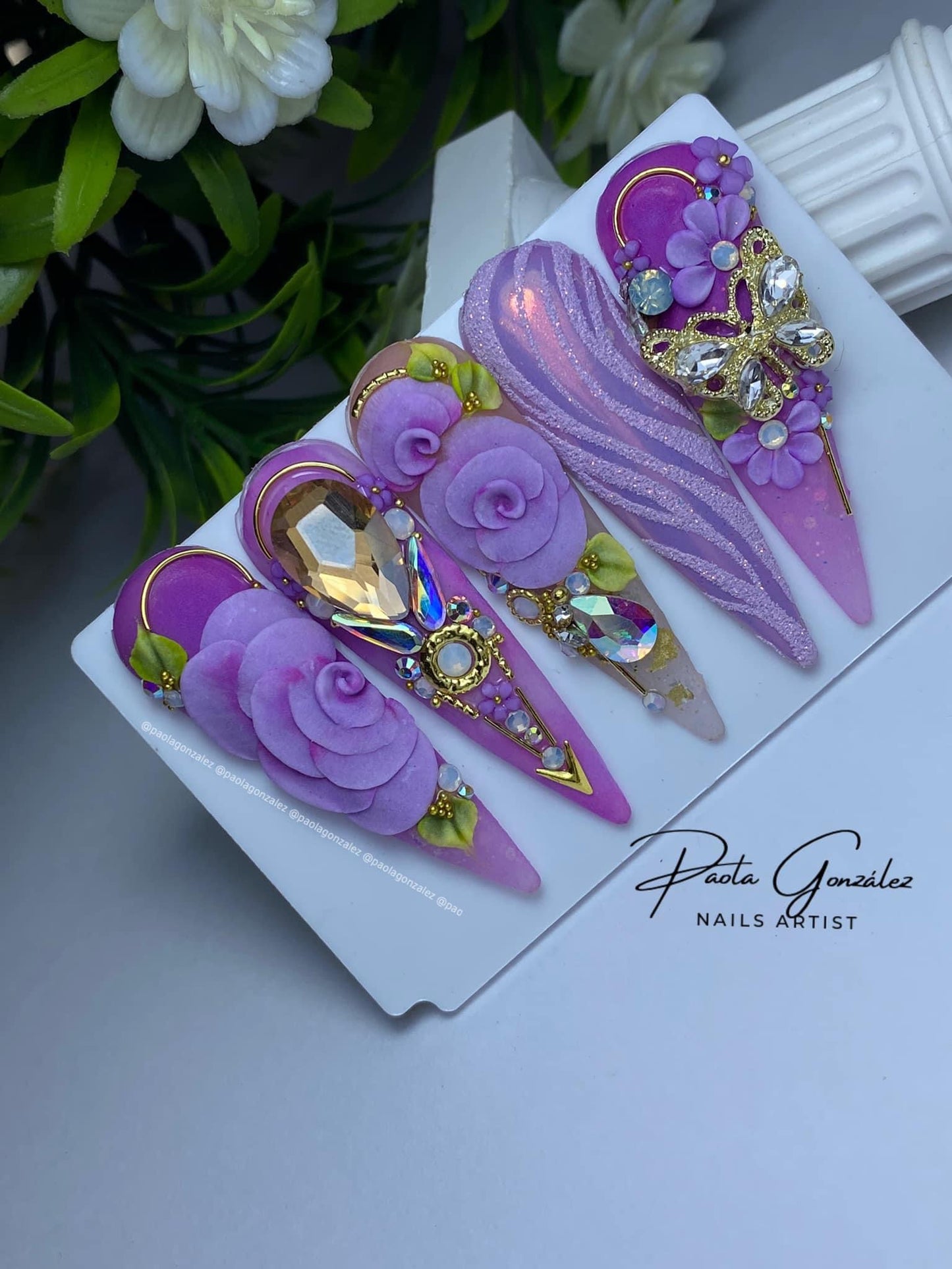 Latinas Nail Studio La Toxica Acrylic 6pz Collection image 4