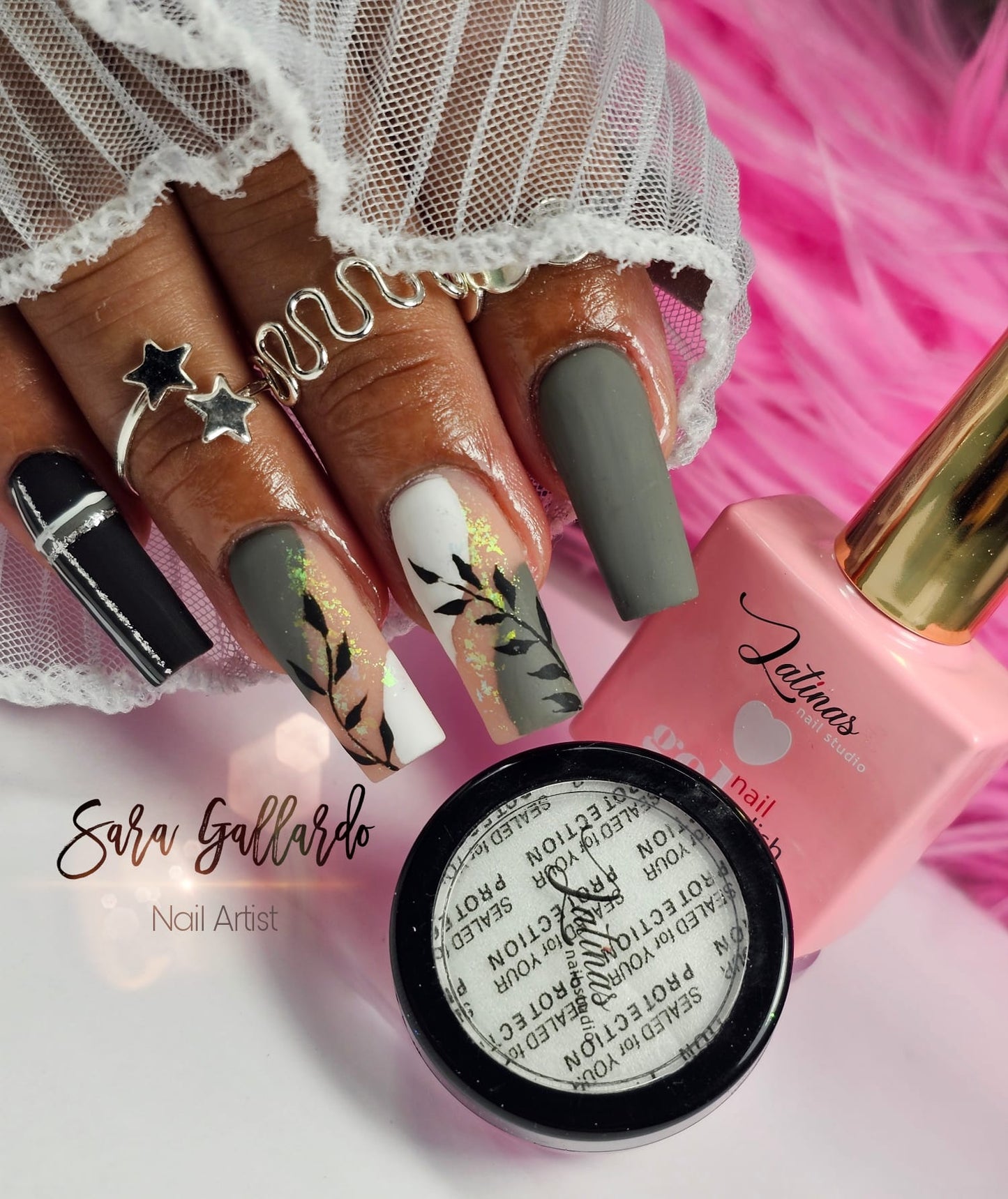 Latinas Nail Studio Flakes set 5pz image 6