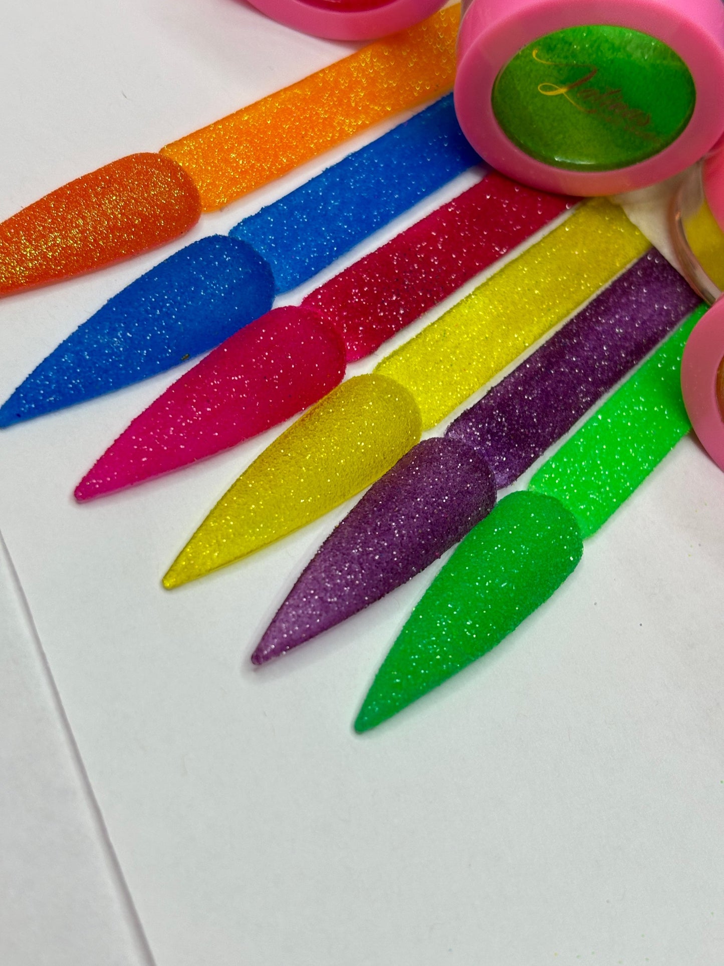 Sugar Effect Nail Xtra Fine Neon Glitter set image 6