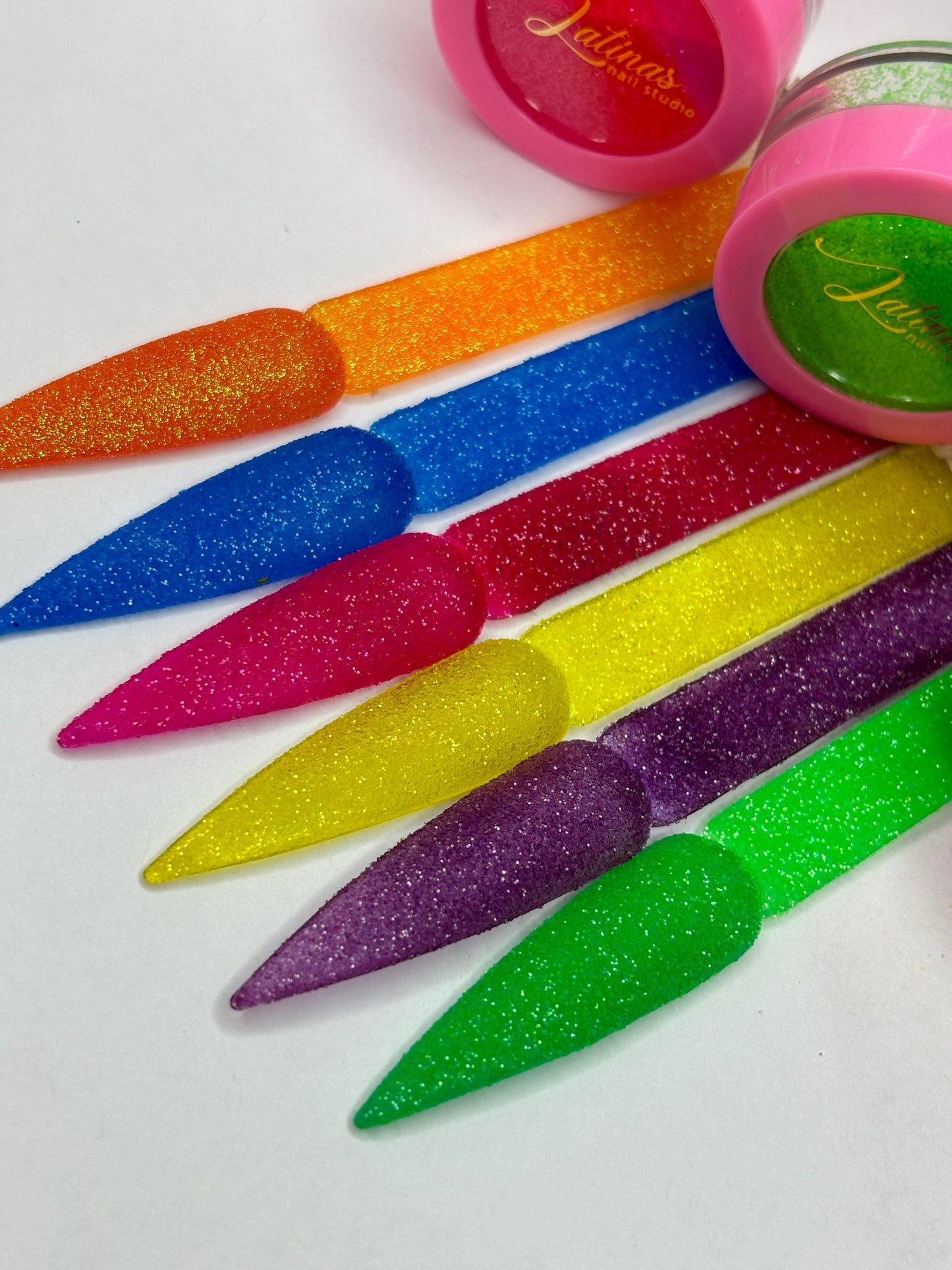 Sugar Effect Nail Xtra Fine Neon Glitter set image 1
