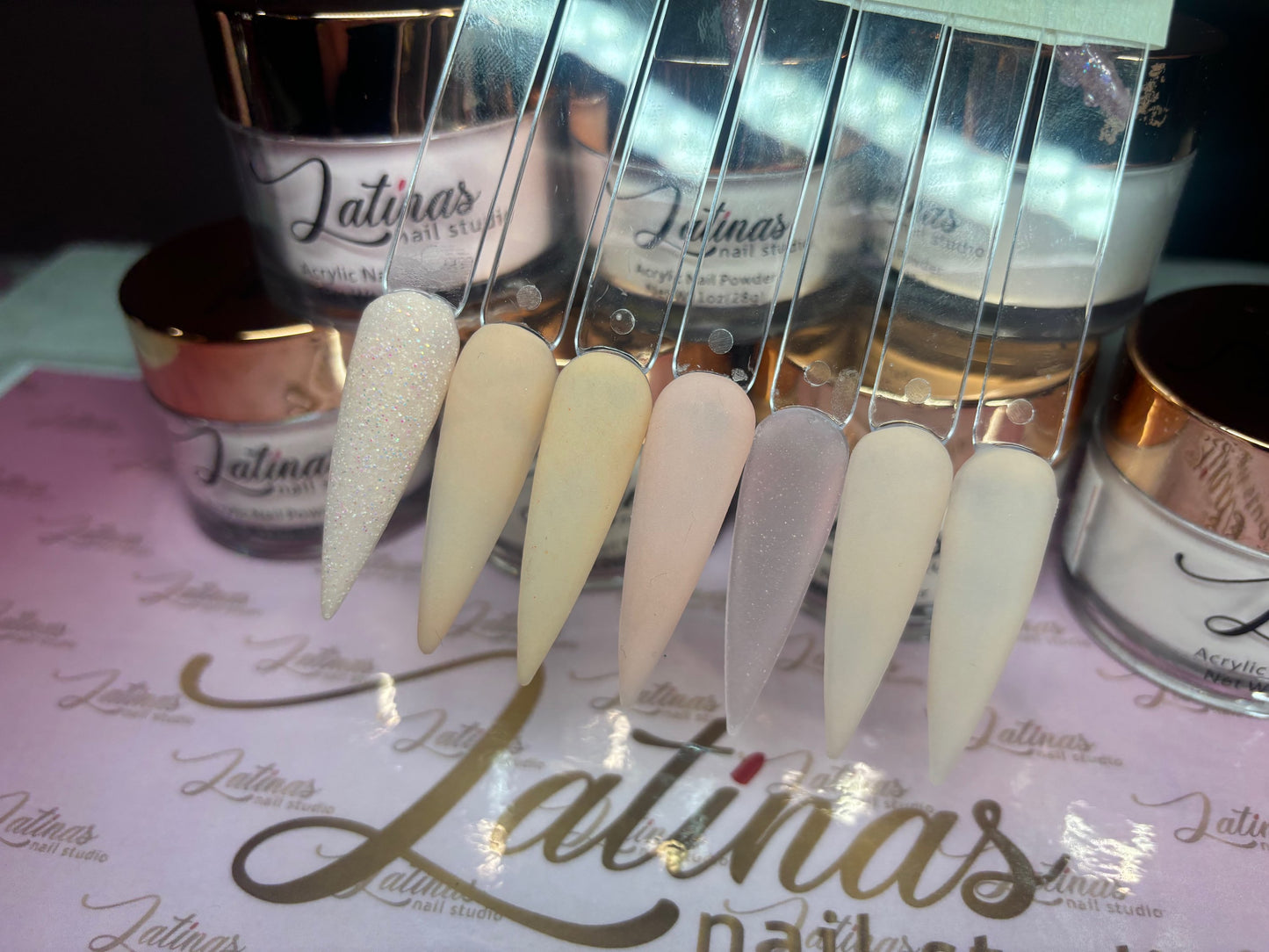 Latinas 1oz Nail Acrylic Powders Nude Color image 4