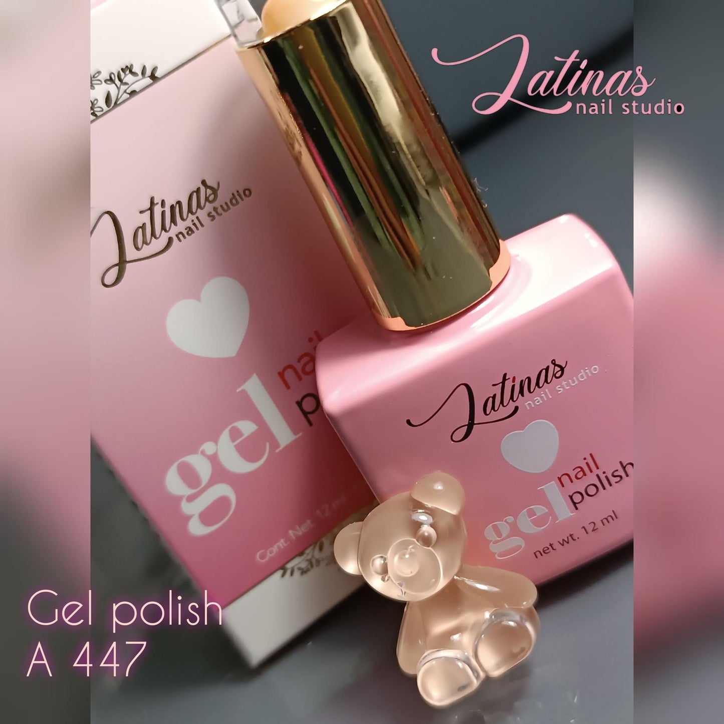 Pink Christmas Gel Polish Set 6pz Boundle image 5