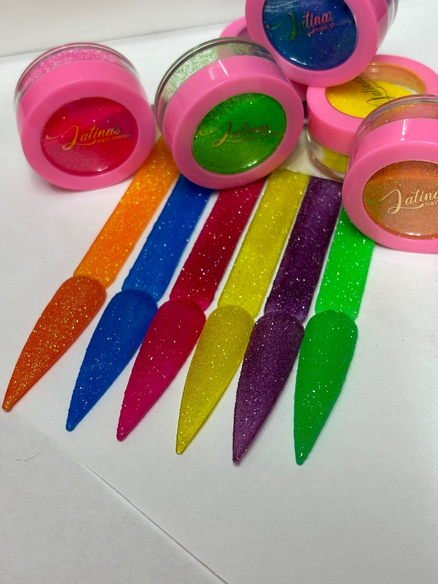 Sugar Effect Nail Xtra Fine Neon Glitter set image 11