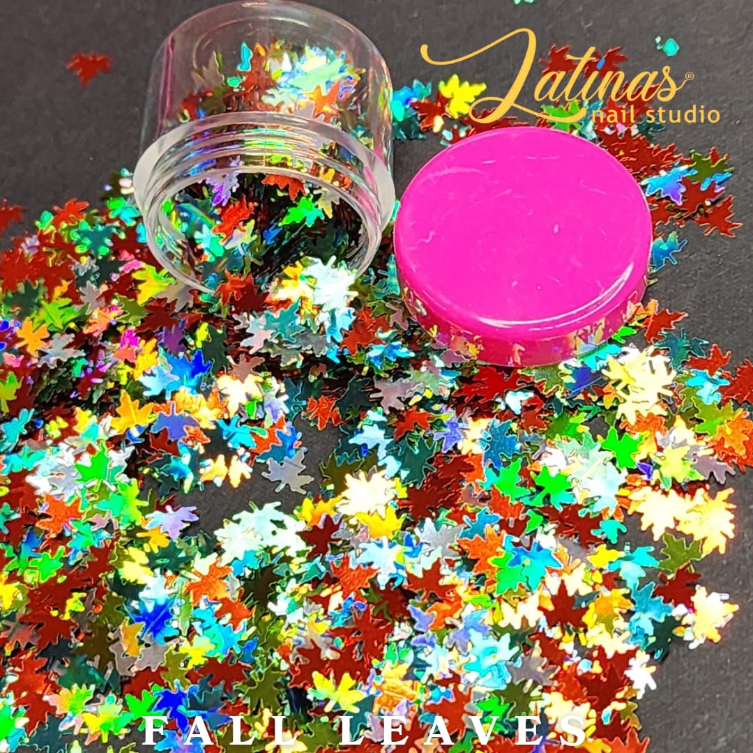 Autumn Leaves Decor Glitter image 1