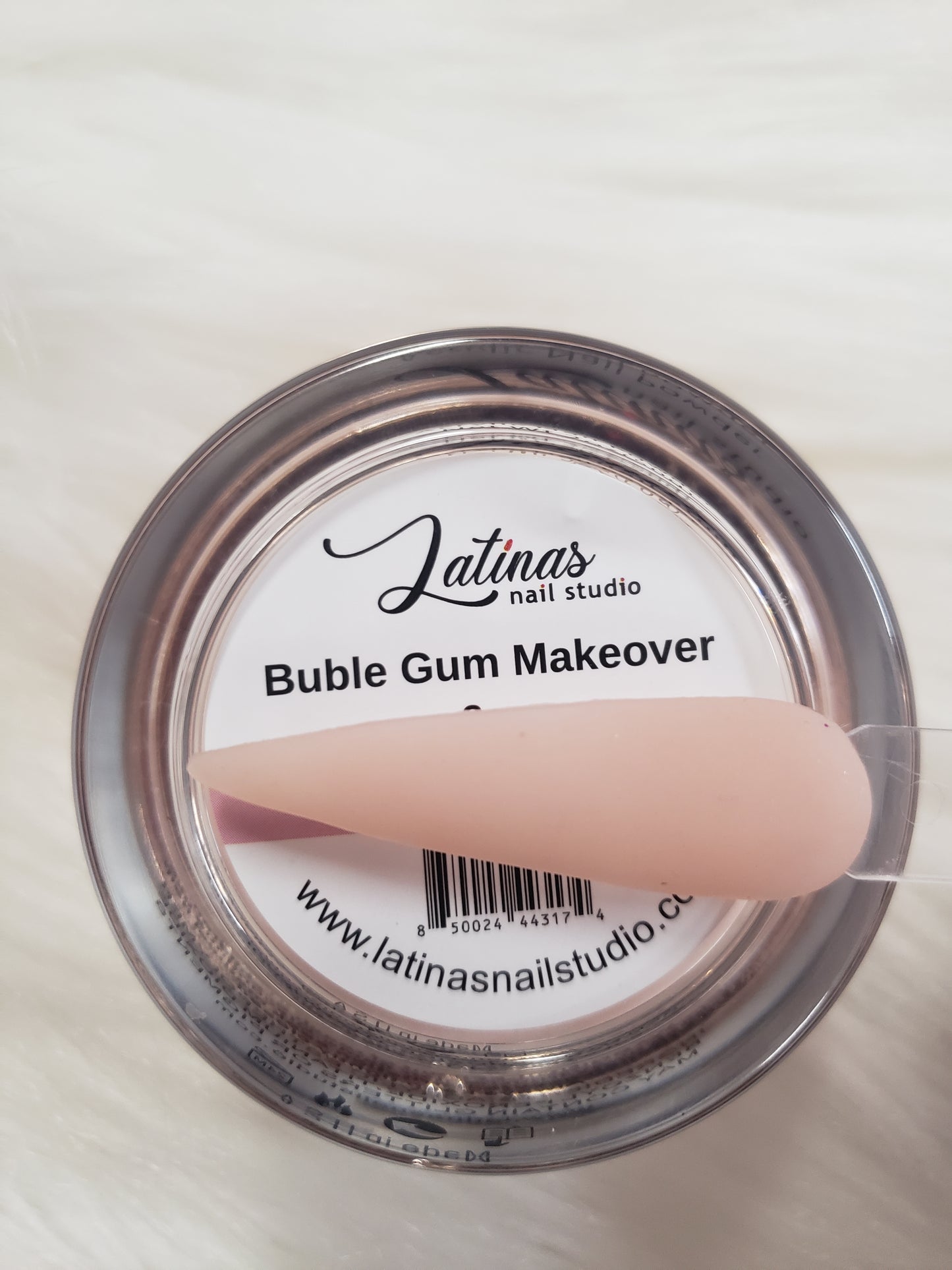 Latinas Nail Studio Bubblegum Makeover Powder 2oz image 4