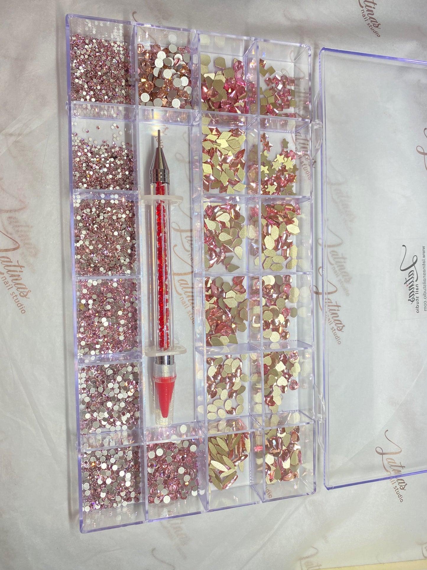 Latinas Nail Studio Caja Cristales Pink image 4