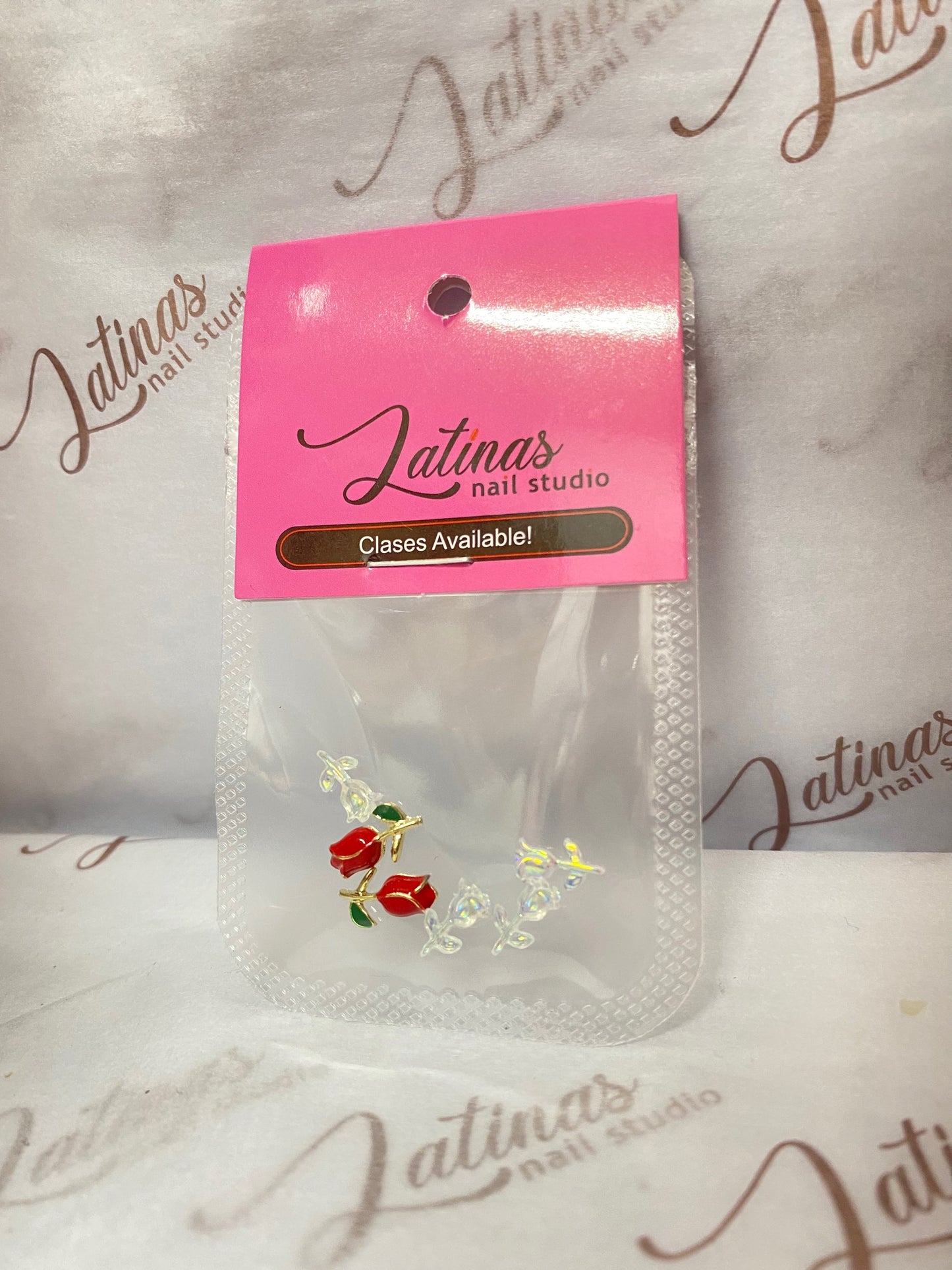Rose Nail Charm image 0