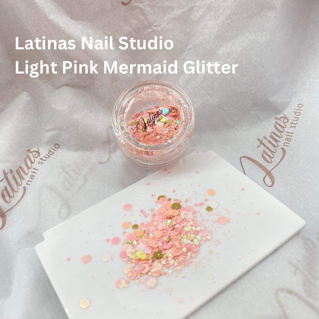 Glitter Mermaid Effect (Cosmetic Grade) Pastel Pink image 0