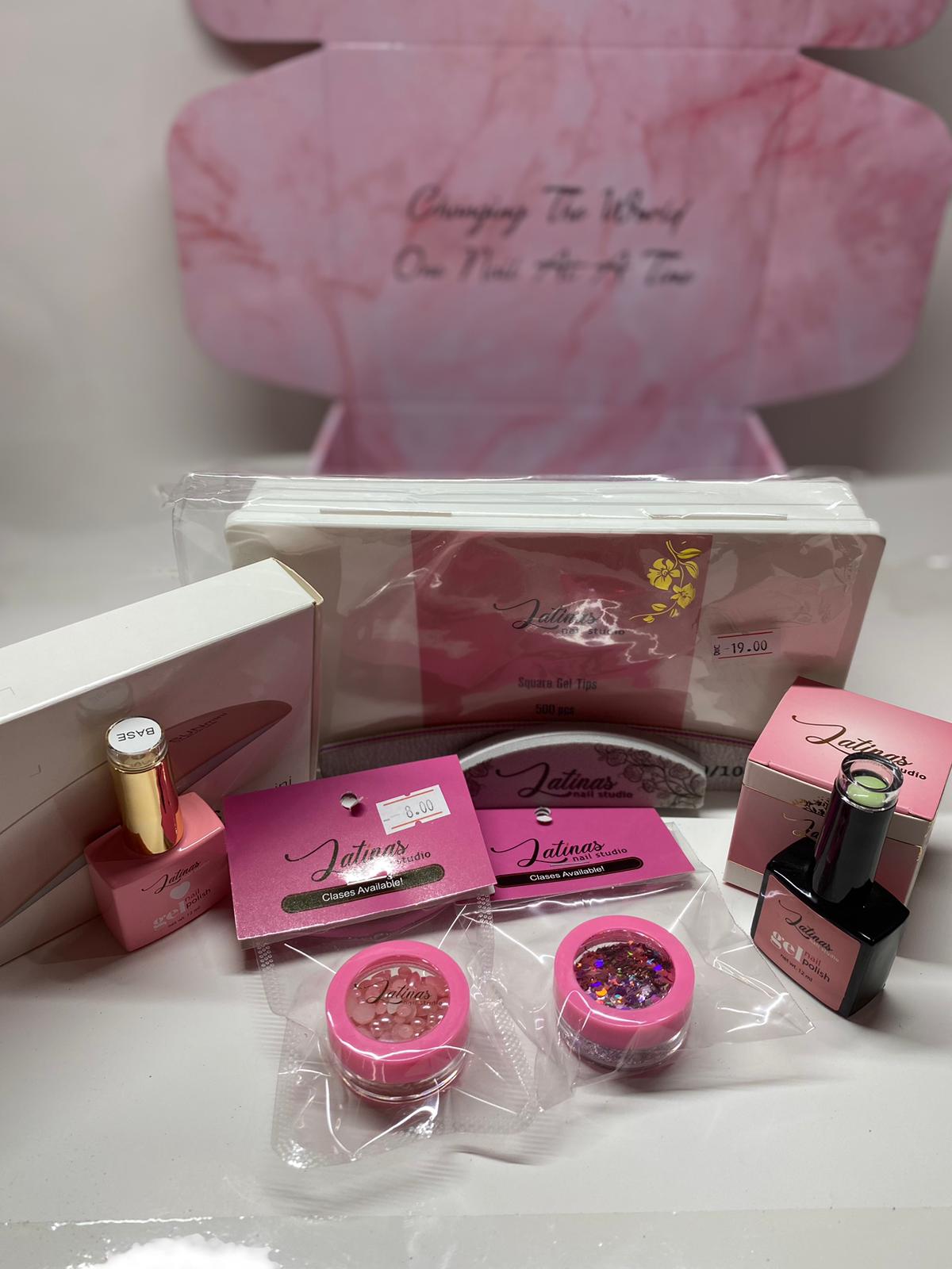 Latinas Gel Press on Soft tips Set image 1